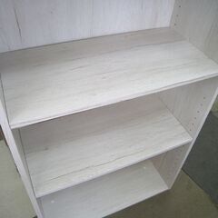 ☆ 大型カラーボックス 4段 幅62×奥行30×高さ125cm 収納棚 オフホワイト系 収納 棚 本棚 シェルフ カラーボックス  白 札幌 東区 北20条店の画像