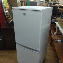 J043 ★6ヶ月保証★2D冷蔵庫  SHARP  SJ-14E3-KW  2016年製  