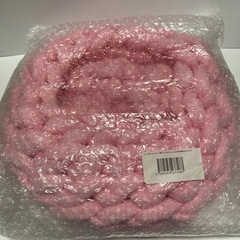  micia luxury(ミシアラグジュアリー) ニューボーンフォト 小物 サークルクッション 直径30cm ピンクの画像