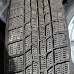 ラクティス用 スタッドレスタイヤ  グッドイヤー アイスナビ4本の画像