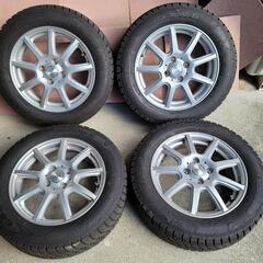 ラクティス用 スタッドレスタイヤ  グッドイヤー アイスナビ4本