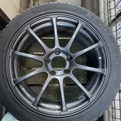 ADVAN RS 17インチ 4本セット 114.3 8j45 ...