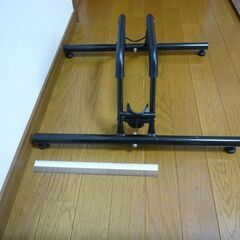 駐輪用スタンド　前輪用と後輪用セット　中古美品の画像