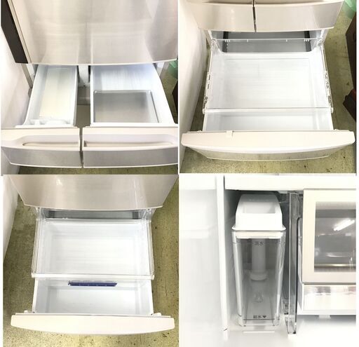 21R729 ジ E Panasonic ノンフロン冷凍冷蔵庫 NR-E414V-N 406L 2019年製 取扱説明書付き 中古品