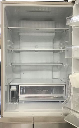 21R729 ジ E Panasonic ノンフロン冷凍冷蔵庫 NR-E414V-N 406L 2019年製 取扱説明書付き 中古品