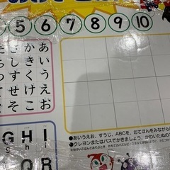 アンパンマン　パズル　あいうえお表の画像