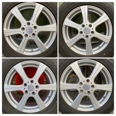 値下げしました　バリ溝　マナレイスポーツ•ユーロエディション　225/65R17 PCD114.3 美品の画像