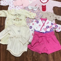 女の子 ロンパース60-70