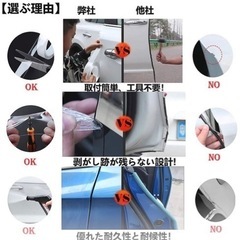 プロテクションフィルム ドアフィルム 傷 汚れ 防止 エッジモール 保護 クリア 3CM*3Mの画像