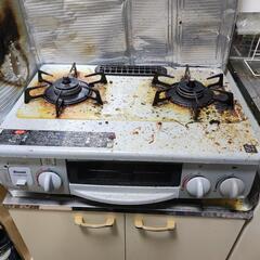 都市ガス用ガステーブル