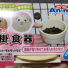 【数日内、撤退！】ドギーマン ハヤシ 小動物の壁に掛ける食器
ウサギ フェレット モルモット 犬 猫 2個セットの画像