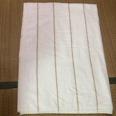 (おまとめ決定)綿毛布　白ストライプ、柄ブルー、花ピンク