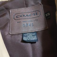 COACH　レザージャケットの画像