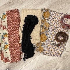 【未使用&中古】ストール&マフラー&ベルト&帽子の画像