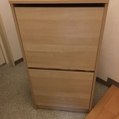残り1つIKEA  靴収納用キャビネット の画像