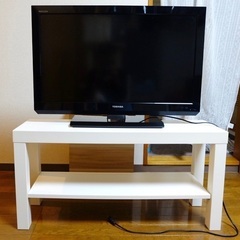 TOSHIBA REGZA 32型 リモコン無し★テレビ台おまけ★