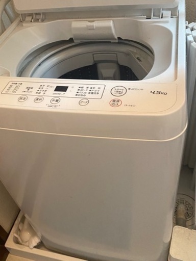 1年のみ使用ヤマダブランド洗濯機