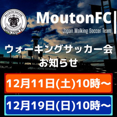 初心者も歓迎⚽️人工芝でウォーキングサッカー会🟡生涯ｽﾎﾟｰﾂを...