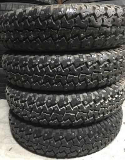 新品未使用 155/80R13 スパイクタイヤ 4本セット