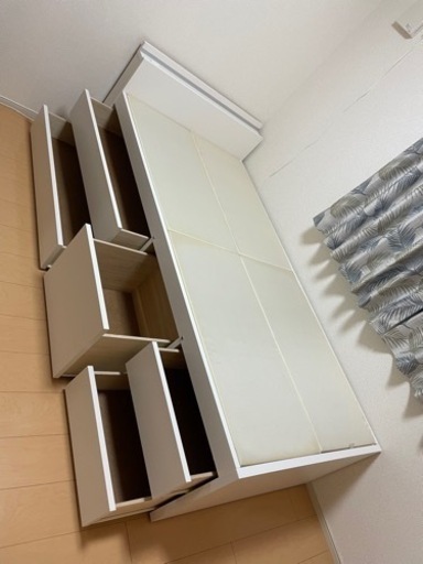 シングルベッドフレーム【ホワイト】