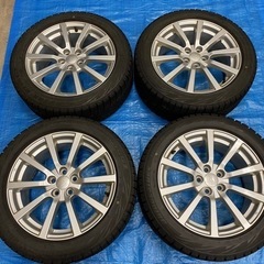 スバル純正 17インチ×7.5J +55 PCD100-5H ハブ56mm タイヤはおまけ