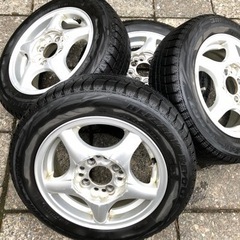◆13インチ アルミ付きBSスタッドレスタイヤ 4本セット