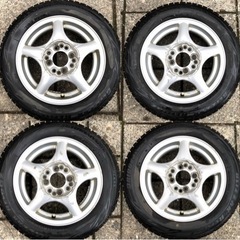 ◆13インチ アルミ付きBSスタッドレスタイヤ 4本セットの画像