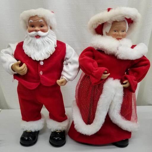 2721 ジャンク サンタクロースとミセスクロース　クリスマス