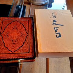 文筥 手箱 蒟醤塗　/BJ-0161 D2
