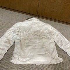 メンズジャケット白Mの画像