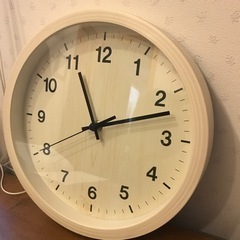 ニトリ時計　500円の画像
