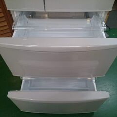 Panasonic 2017年製 451ℓ 6ドア冷蔵庫 NR-FV45V2-H【愛品倶楽部柏店】の画像