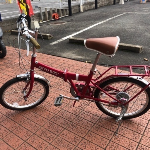 人気商品‼︎   折りたたみ　自転車　6段ギア　20インチ　BEVO BIKE   レッド　コンパクト　現品限り