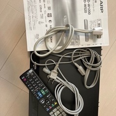 SHARP ブルーレイレコーダー(ジャンク)