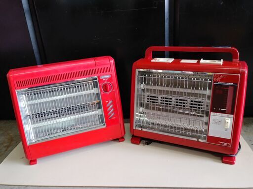 格安中古短期使用　電気ストーブ　赤外線　加湿スチームフアン　約８００・４００ｗ切替２段あり、サイズ約ｗ４０ｈ３８ｃｍ、ＴＯＹＯＴＯＭＩ・トヨクニ他各種あり。全８台