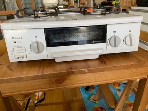 パロマ ガスコンロ ガステーブル 白
