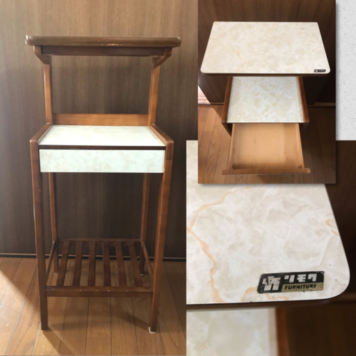 20〜25日限定‼️カリモク家具♡マガジンラック　玄関先に　飾り棚　収納棚　テーブル