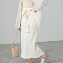 新品未使用品／Chacoclosetリブリラックスロングタイトス...