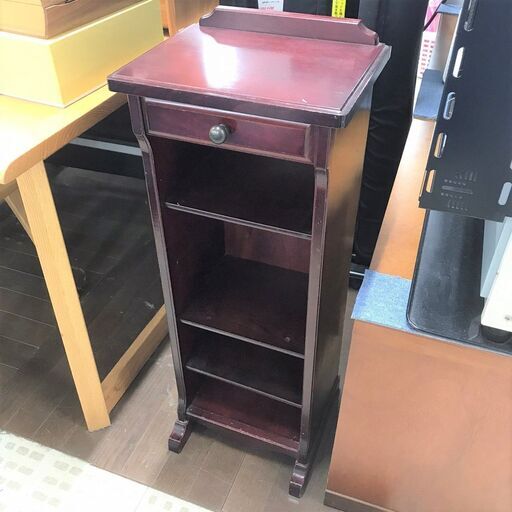 8/13【ジモティ特別価格】リス印の家具 旭川家具 スリッパラック 木製 AC-51L