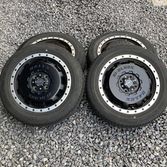ハイブロック　アルミホイール　タイヤ付き　155/65/R14　