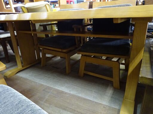 値下げしました！　ニトリ　ダイニング5点セット　トウキョウ３　肘付回転チェア【愛品倶楽部柏店】