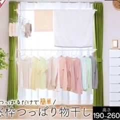  物干し 窓枠物干し 突っ張り 2段タイプ MW-260N アイ...