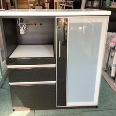 【リサイクルショップ八光　田上店　配達・設置OK】ニトリ　カウンター(Nポスティア 90 BK）の画像