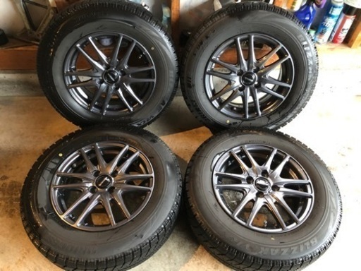 BS VRXスタッドレス　185/70R14 アルミセット