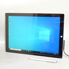 中古美品 タブレット 12インチ Microsoft Surface Pro 3 第4世代Core i5 8GB SSD-256 無線 Wi-Fi Bluetooth カメラ Win10 Office