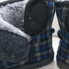 未使用14センチモコモコブーツの画像