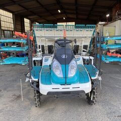 点検、整備済み　クボタ　6条田植機　NSU65　322時間　ダブルタイヤ　除草機付き　整地ロータリー　ガソリン　【農機具でっく】【茨城】【田植機】の画像