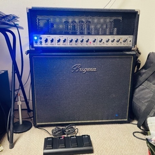 【まだあります】ギターアンプ Bugera 6262 head +キャビネット フットスイッチ付