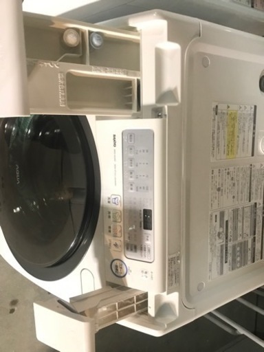 ドラム式洗濯乾燥機/AQD-AQ350(W)/2010年製/配達可！！