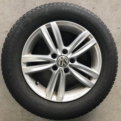 Volkswagen 16インチ ホイールBridgestoneスタッドレス VWスタッドレス付16インチ純正ホイール
